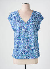 T-shirt bleu ÉTYMOLOGIE pour femme seconde vue