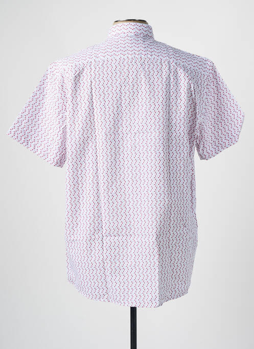 Chemise manches courtes blanc LOUIS VICTOR pour homme