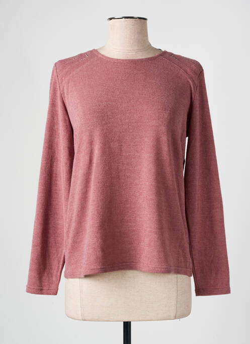 Pull marron GEVANA pour femme