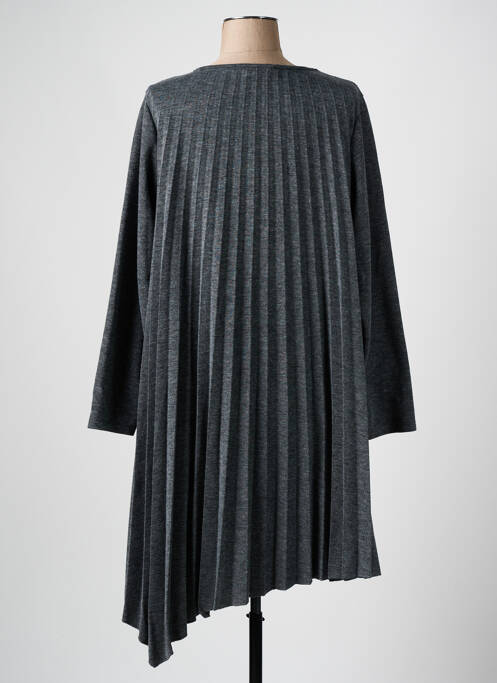Robe mi-longue gris FRANCK ANNA pour femme