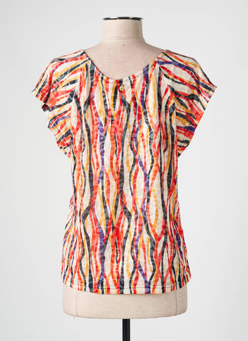 T-shirt orange ÉTYMOLOGIE pour femme