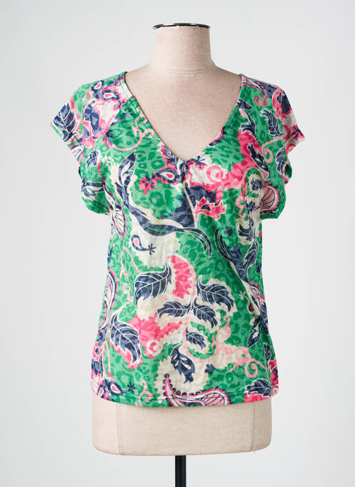 T-shirt vert ÉTYMOLOGIE pour femme