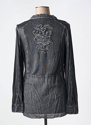 Veste chic fermeture boutonnée sur le devant gris MERI & ESCA femme
