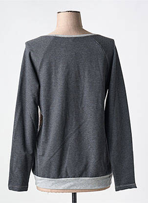 Sweat-shirt stretch manches longues gris MERI & ESCA femme