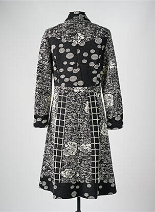 Manteau long poches sans capuche noir MERI & ESCA femme