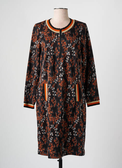 Robe mi-longue noir GUY DUBOUIS pour femme