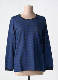T-shirt manches longues manches longues bleu GUY DUBOUIS femme