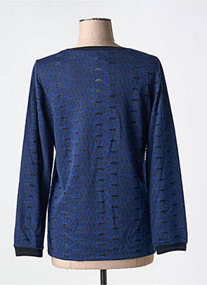T-shirt manches longues manches longues bleu GUY DUBOUIS femme