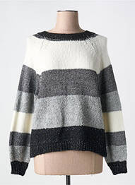 Pull col rond manches longues noir MERI & ESCA femme