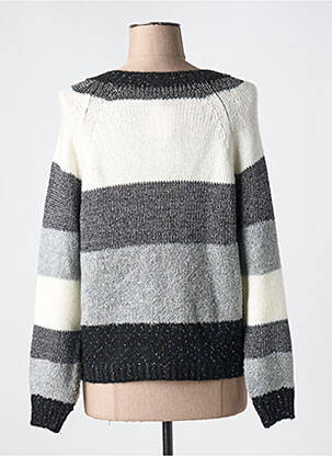 Pull col rond manches longues noir MERI & ESCA femme