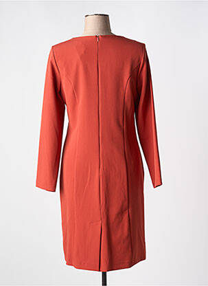 Robe courte manches longues manches longues orange MERI & ESCA femme