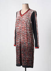 Robe mi-longue rouge GUY DUBOUIS pour femme seconde vue