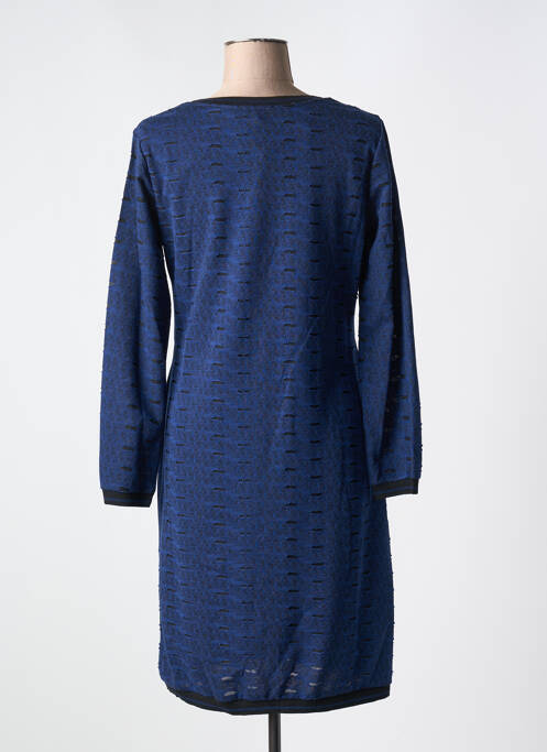 Robe mi-longue bleu GUY DUBOUIS pour femme