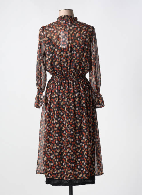 Robe mi-longue noir FRANCE RIVOIRE pour femme