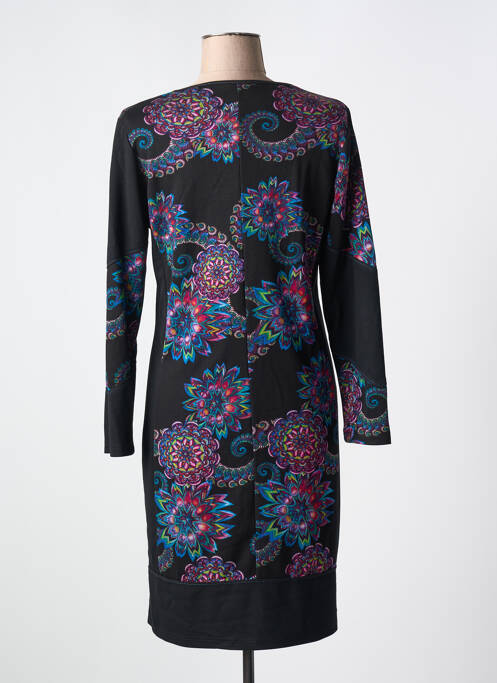 Robe mi-longue noir GUY DUBOUIS pour femme