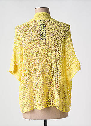 Gilet manches courtes manches courtes jaune MARBLE femme