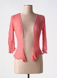 Gilet manches longues manches 3/4 orange MARBLE femme