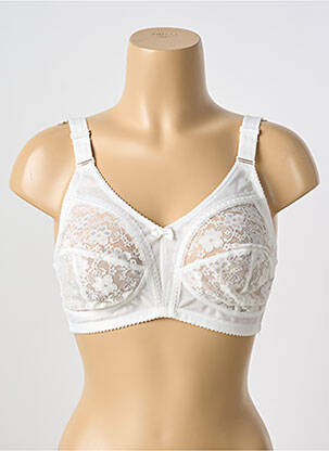 Soutien-gorge sans armature haut soutien-gorge emboitant blanc KOLLE SERRE femme