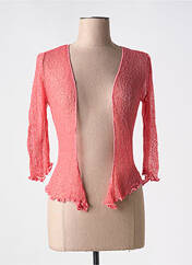 Gilet manches longues orange MARBLE pour femme seconde vue