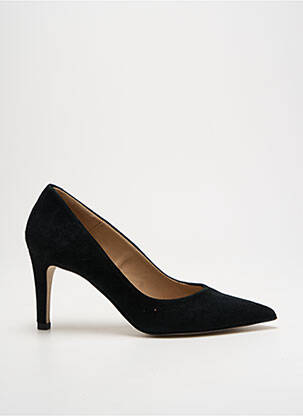 Escarpins nubuck talon de 7 à 9cm noir QOO TUM femme