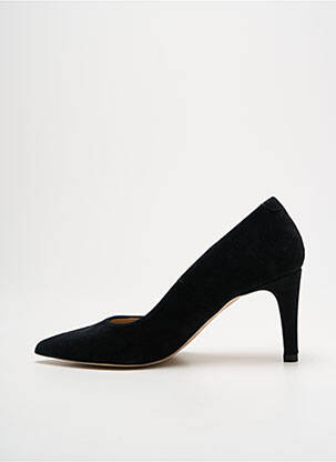 Escarpins nubuck talon de 7 à 9cm noir QOO TUM femme