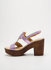 Sandales/Nu pieds violet QOO TUM pour femme seconde vue