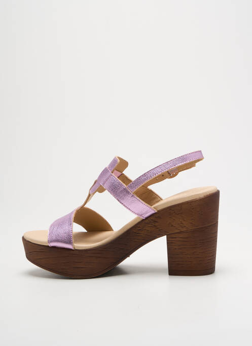 Sandales/Nu pieds violet QOO TUM pour femme