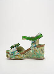 Sandales/Nu pieds vert LAURA VITA pour femme seconde vue