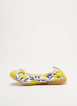 Ballerines impression chiquet blanc BOPY fille