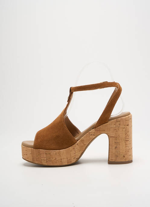 Sandales/Nu pieds marron NERO GIARDINI pour femme