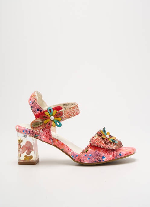 Sandales/Nu pieds rose LAURA VITA pour femme