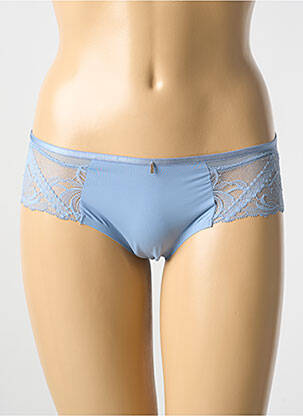 Shorty tissage satiné bleu CHANTELLE femme