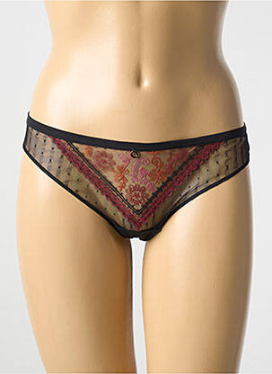 Shorty tissage tulle noir CHANTELLE femme