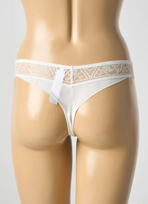 Tanga blanc CHANTELLE pour femme