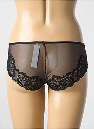 Shorty effet matière satinée noir CHANTELLE femme