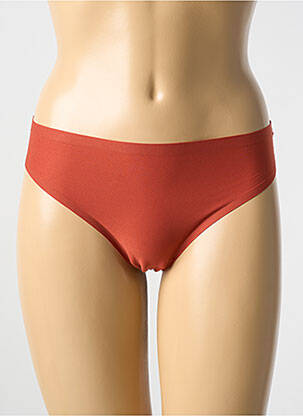 Tanga stretch orange CHANTELLE femme