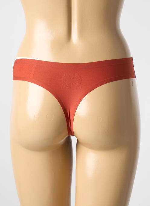 Tanga orange CHANTELLE pour femme