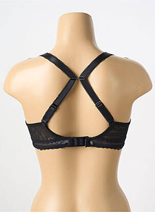 Soutien-gorge effet matière satinée haut soutien-gorge moulé noir SIMONE PERELE femme
