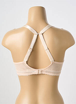 Soutien-gorge effet matière satinée haut soutien-gorge moulé chair SIMONE PERELE femme