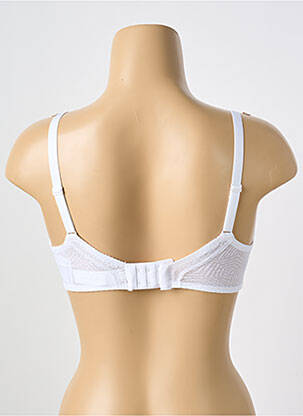 Soutien-gorge effet matière satinée haut soutien-gorge moulé blanc CHANTELLE femme
