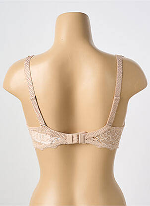 Soutien-gorge effet matière satinée haut soutien-gorge moulé chair SIMONE PERELE femme