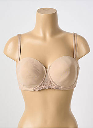 Soutien-gorge effet matière satinée haut soutien-gorge balconnet chair SIMONE PERELE femme
