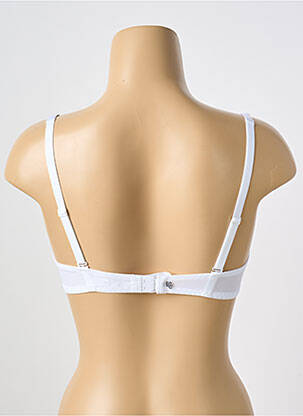 Soutien-gorge effet matière satinée haut soutien-gorge avec mousse de rembourrage amovible blanc SIMONE PERELE femme