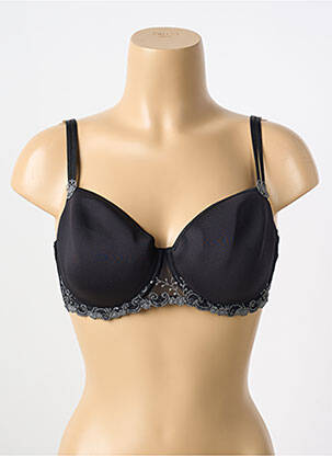 Soutien-gorge broderie haut soutien-gorge emboitant noir SIMONE PERELE femme