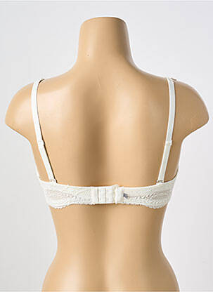 Soutien-gorge effet matière satinée haut soutien-gorge balconnet blanc SIMONE PERELE femme