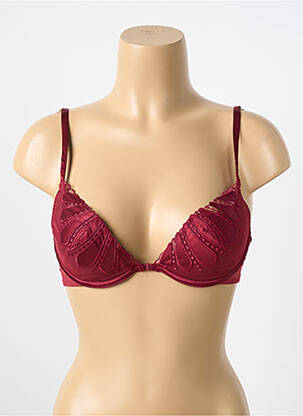 Soutien-gorge broderie haut soutien-gorge moulé rouge SIMONE PERELE femme