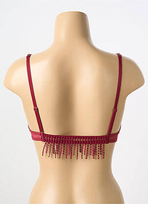 Soutien-gorge broderie haut soutien-gorge moulé rouge SIMONE PERELE femme
