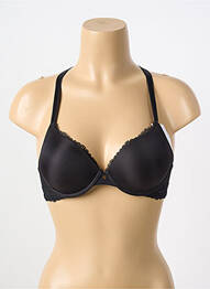 Soutien-gorge effet matière satinée haut soutien-gorge moulé noir SIMONE PERELE femme