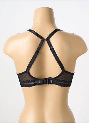 Soutien-gorge effet matière satinée haut soutien-gorge moulé noir SIMONE PERELE femme