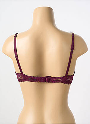 Soutien-gorge effet matière satinée haut soutien-gorge moulé violet IMPLICITE femme